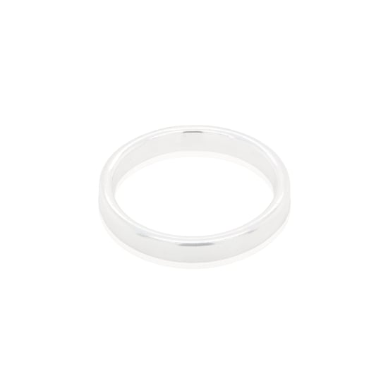 Sterling Silver Flat Band Ring 3mm (R-1141-3)