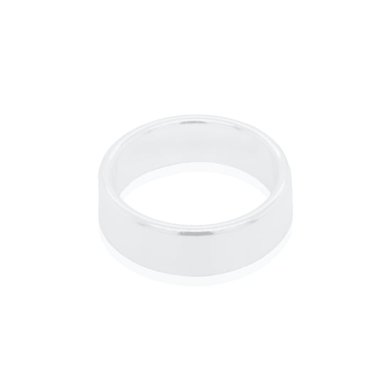 Sterling Silver Flat Band Ring 6mm (R-1141-6)