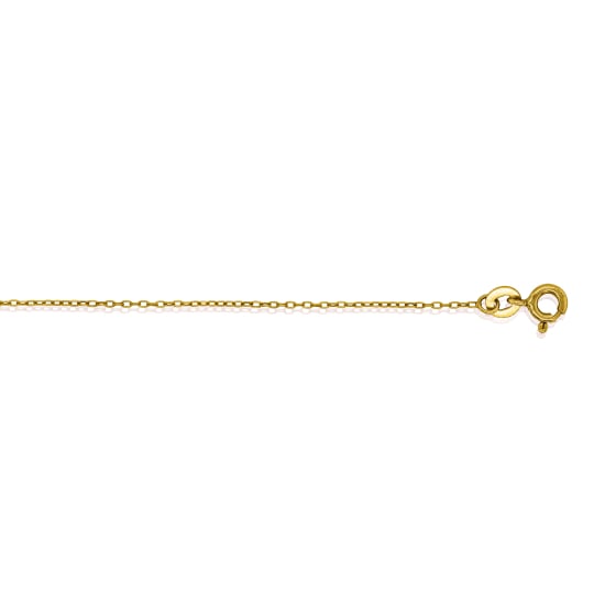 Sterling Silver Gold Vermeil 'Fancy Rolo Chain 1mm (ROLO10-G)