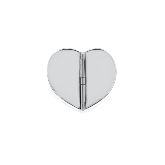 Sterling Siver Heart Pill Box (TRK-1006)
