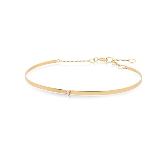 14K Yellow Gold + Diamond Singularity Bangle (GB-14-1003)