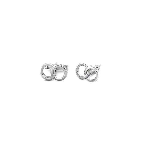 Sterling Silver Interlocked Cufflinks (CL-118)