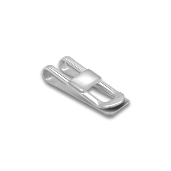 Sterling Silver Open Button Money Clip (MC-108)